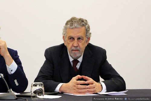 José Miguel Júdice - Presidente do Centro de Arbitragem Comercial da Associação Comercial de Lisboa, Sócio da PLMJ, Proprietário da Quinta das Lágrimas em Coimbra, Antigo Bastonário da Ordem dos Advogados. Colóquio sobre Direito e Comunicação Social - Problemas e Desafios