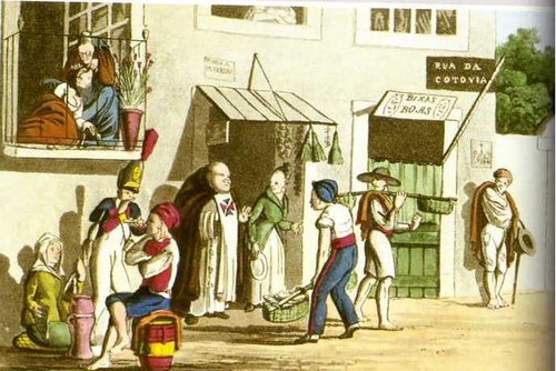 23 APDG, cena de rua, sketches of portuguese life,