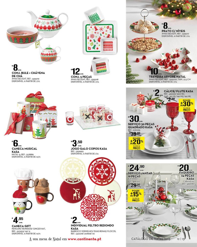 Antevisão folheto Continente especial Natal