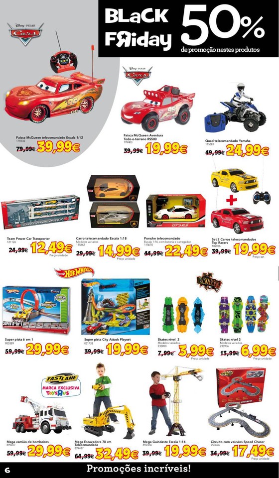 Novo folheto ToysRus Black Friday
