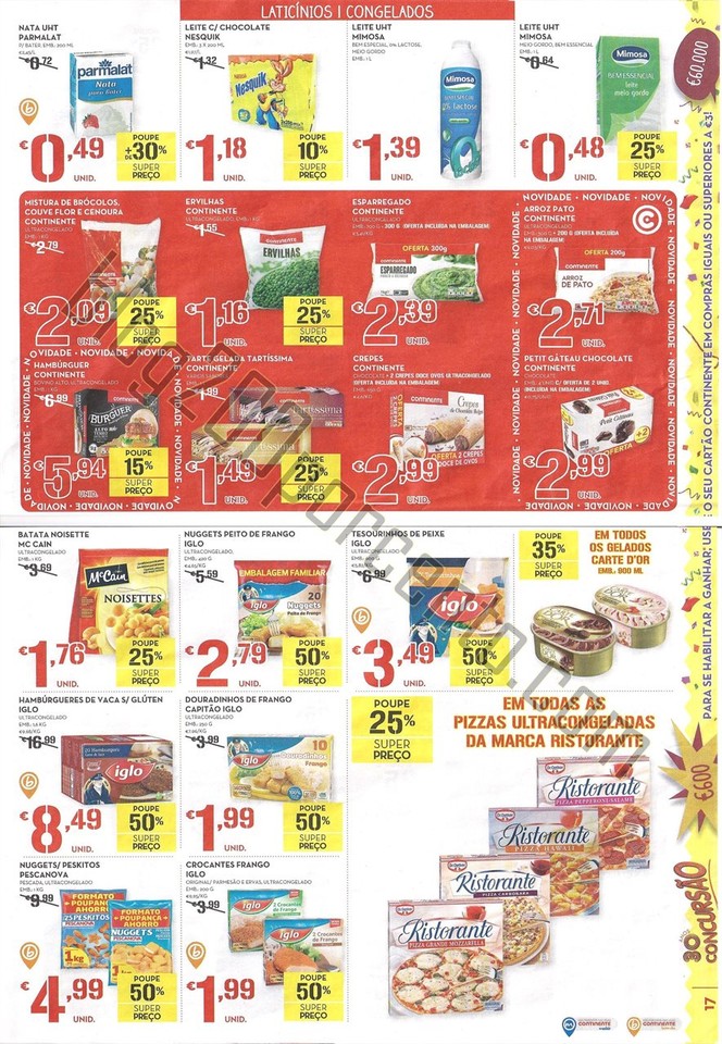 Antevisão folheto Continente 1 a 7 dez