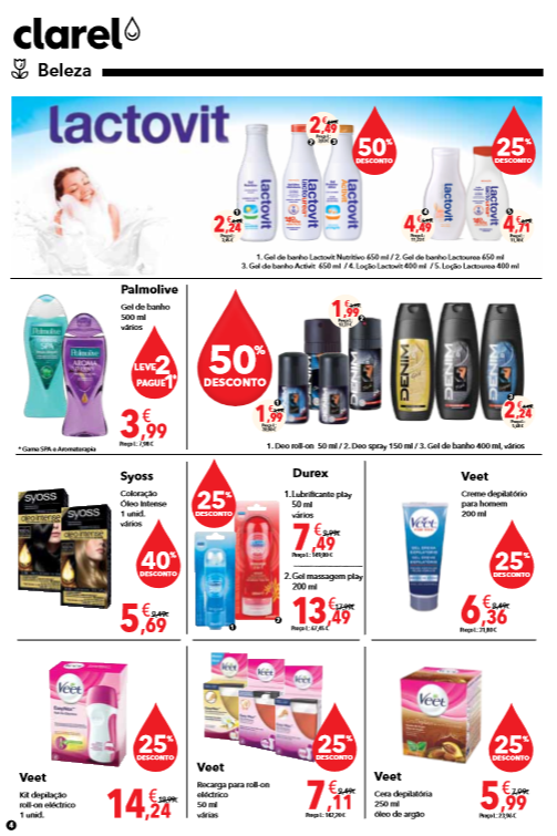 Antevisão folheto Clarel 5a18fev Antevisão folheto Clarel