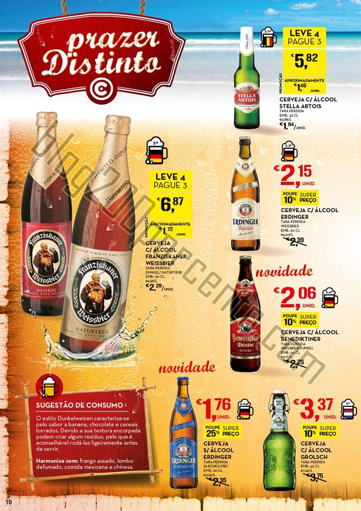 Novo Folheto CONTINENTE Cervejas e Mariscos até 2