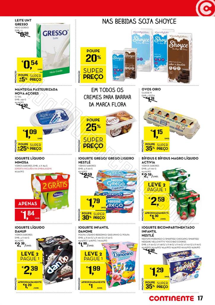 Antevisão Folheto CONTINENTE Promoções de 3 a 9