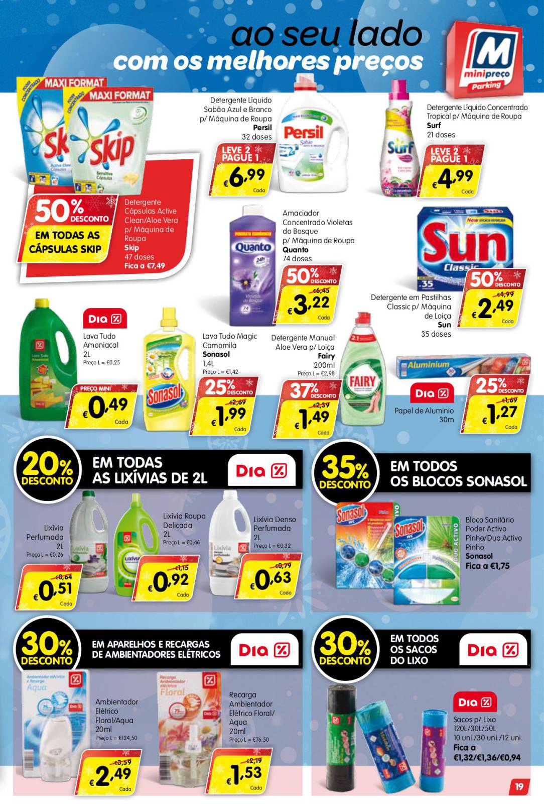 Antevisão folheto Minipreço Parking