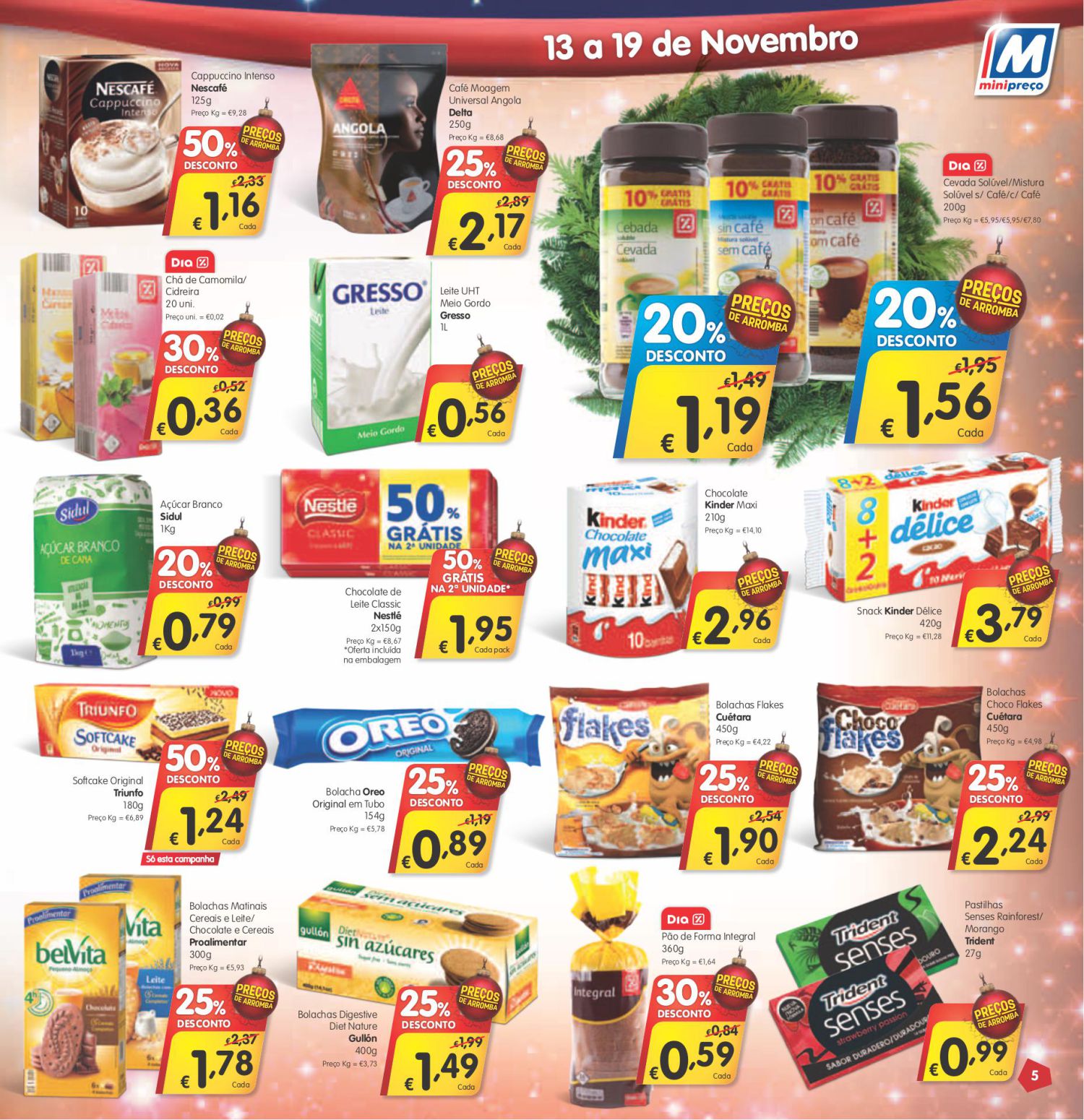 Antevisão folheto promoções Minipreço 13a19nov