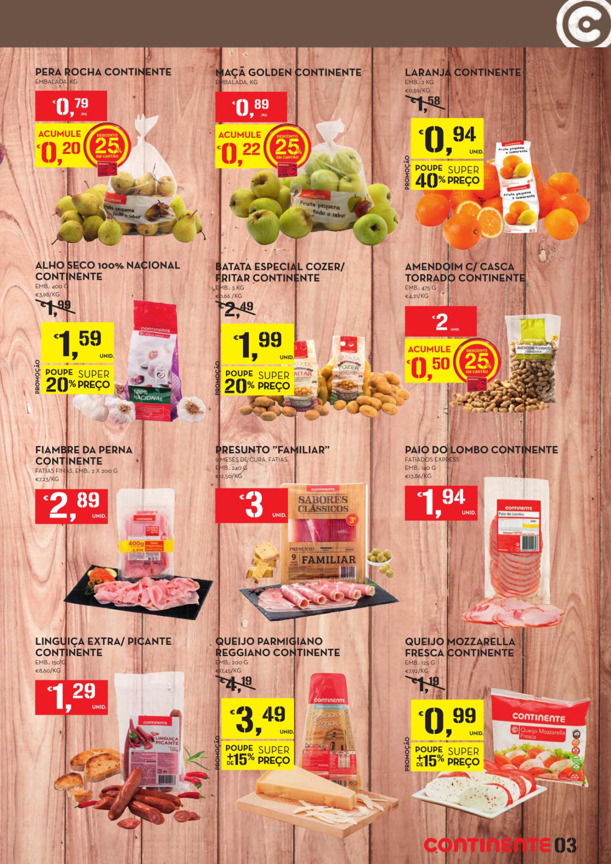 Novo folheto Continente extra Marca Própria