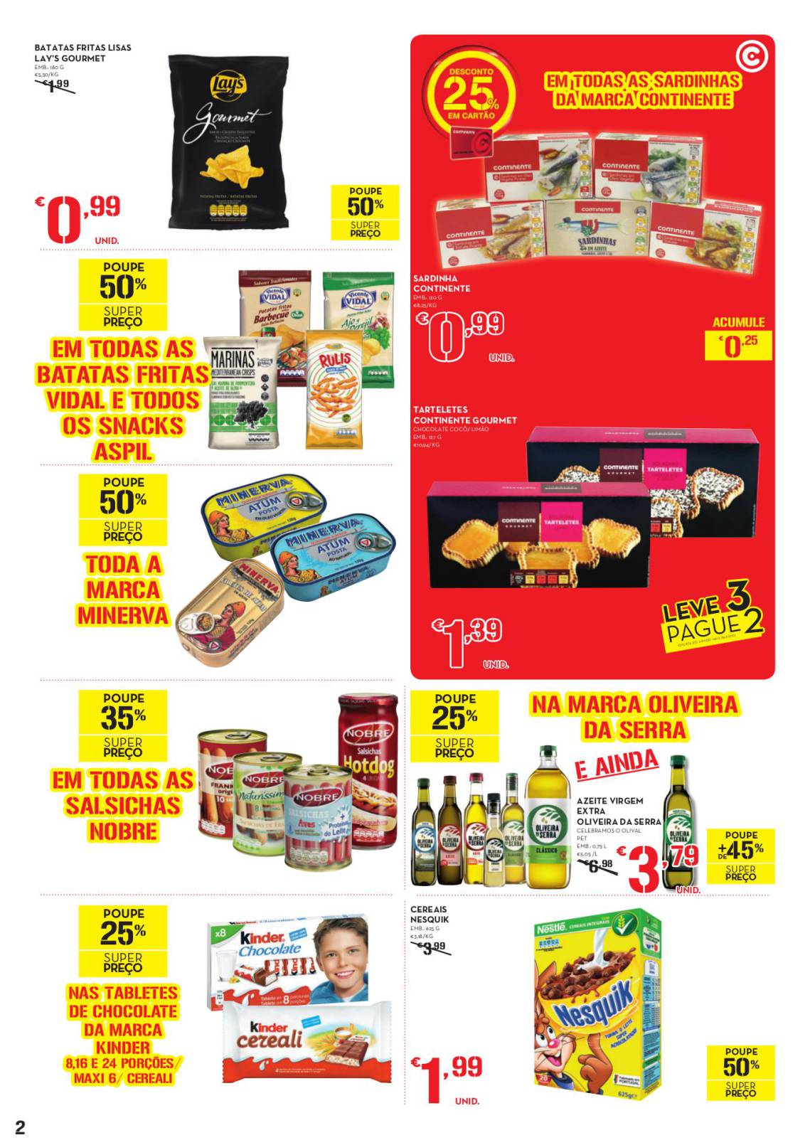 Antevisão folheto Continente especial fim semana