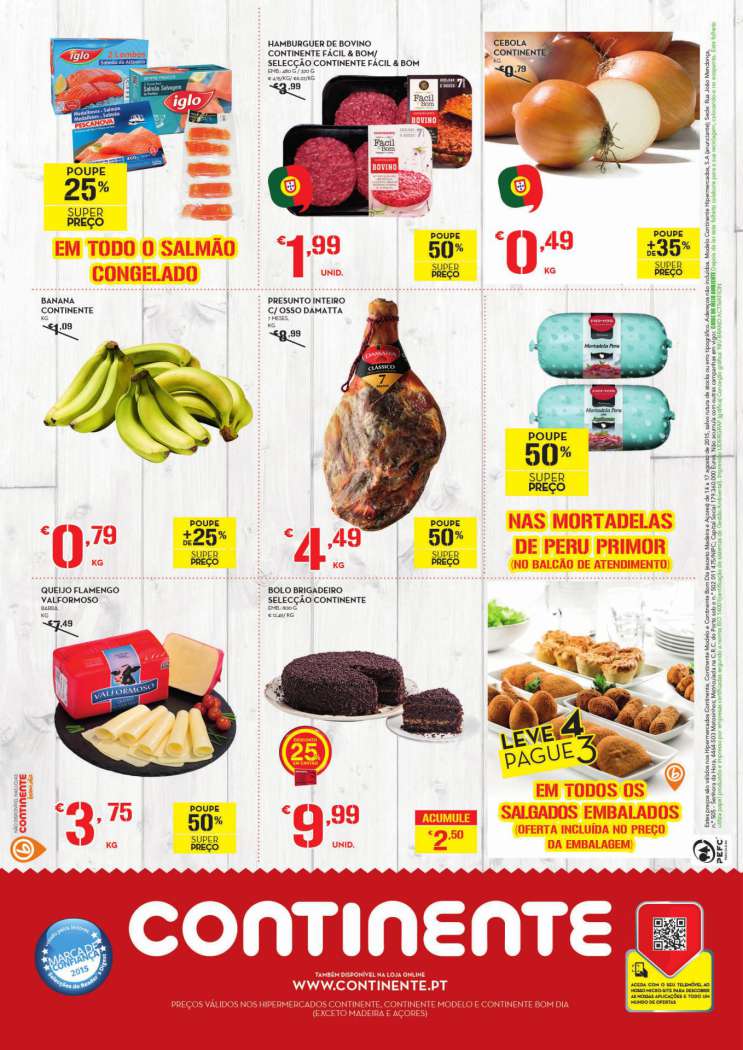 Antevisão folheto Continente especial fim de semana