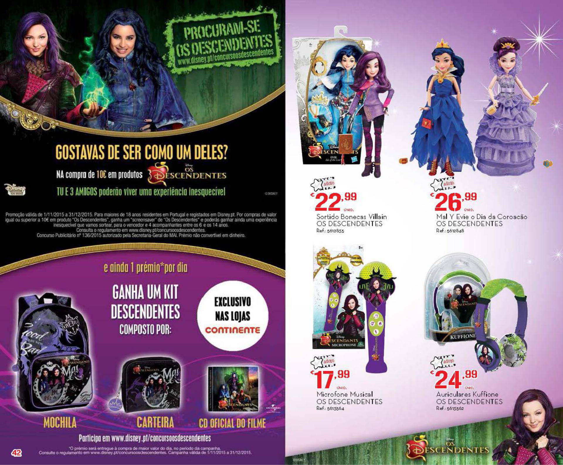 Novo folheto Continente especial brinquedos 