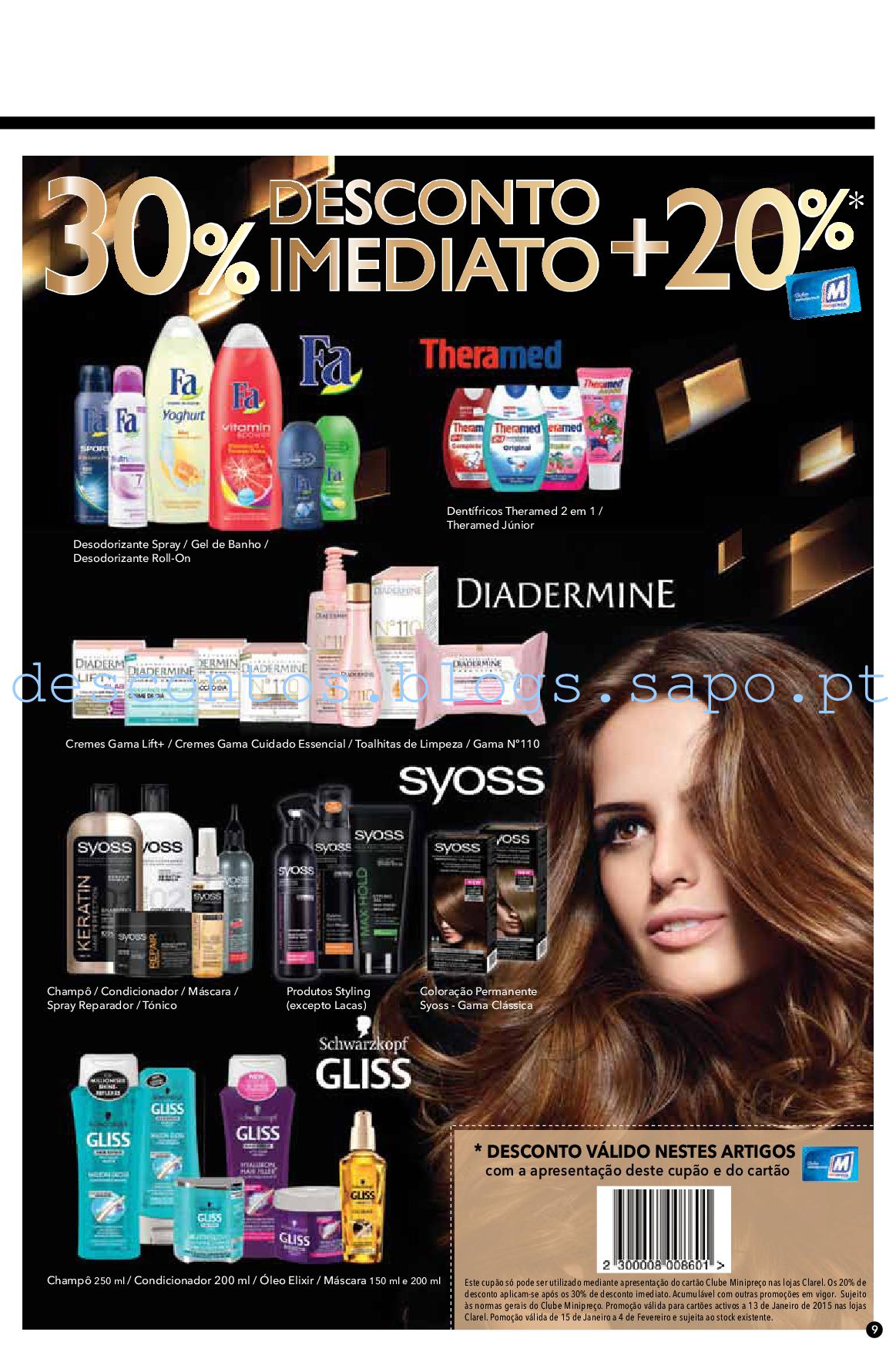 Antevisão folheto Clarel 