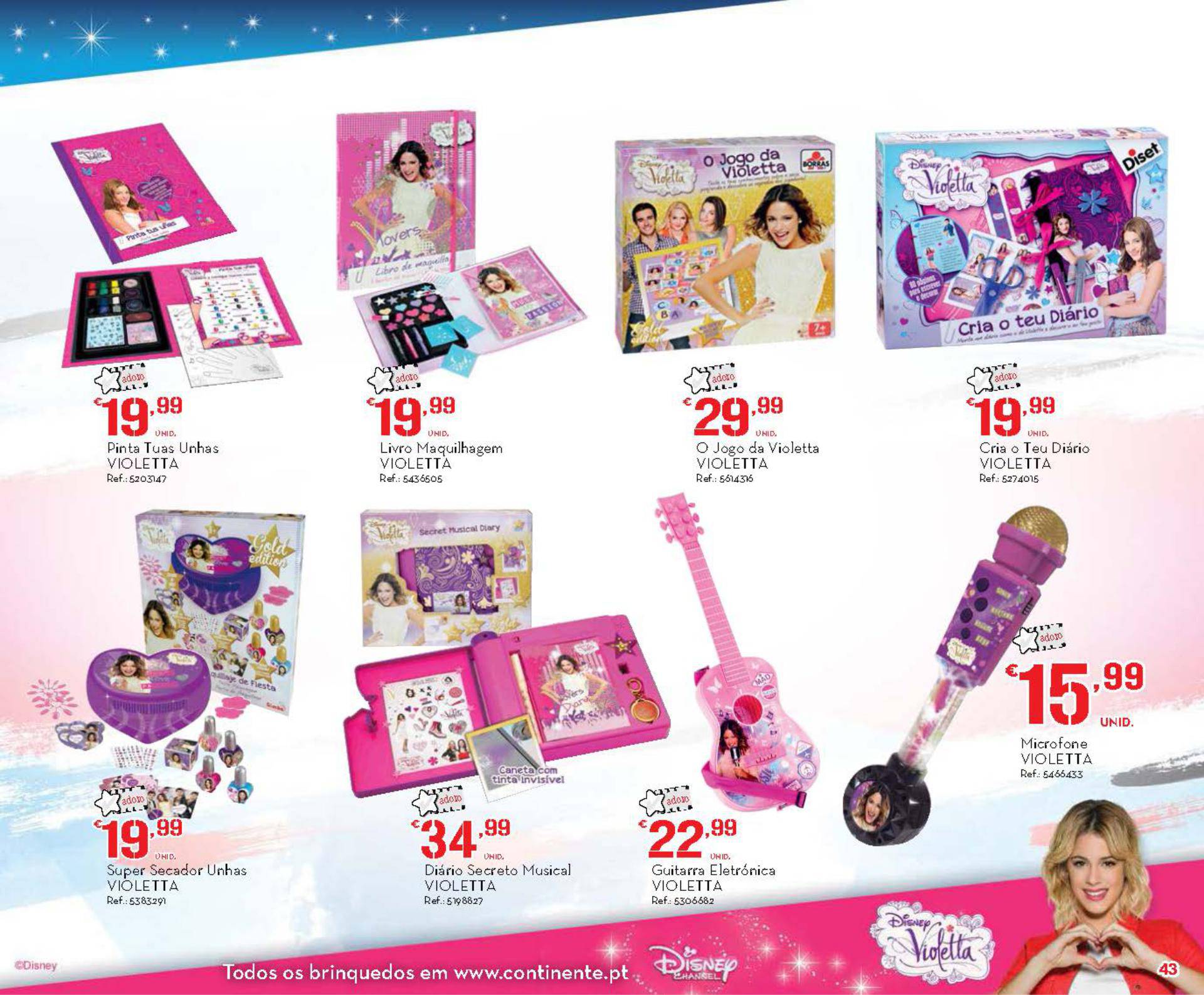 Novo folheto Continente especial brinquedos 