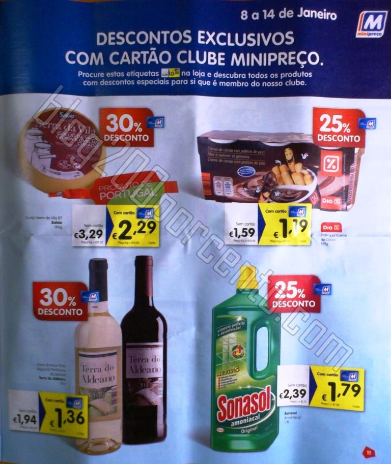 Antevisão Folheto MINIPREÇO Promoções de 8 a 1