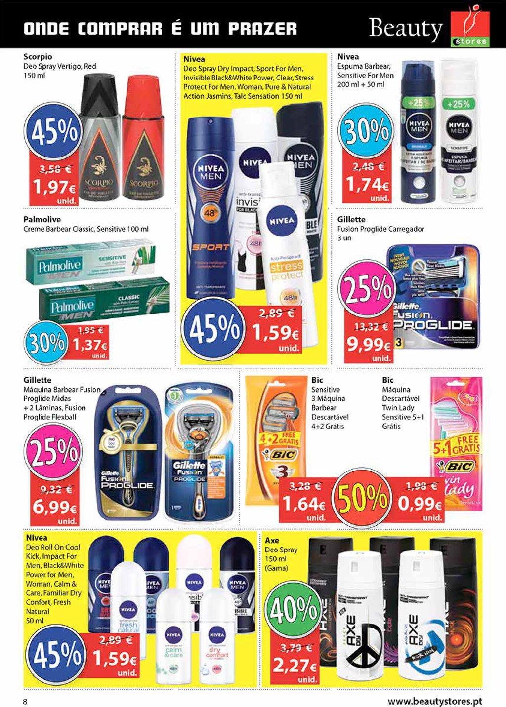 Novo folheto Beauty Stores 