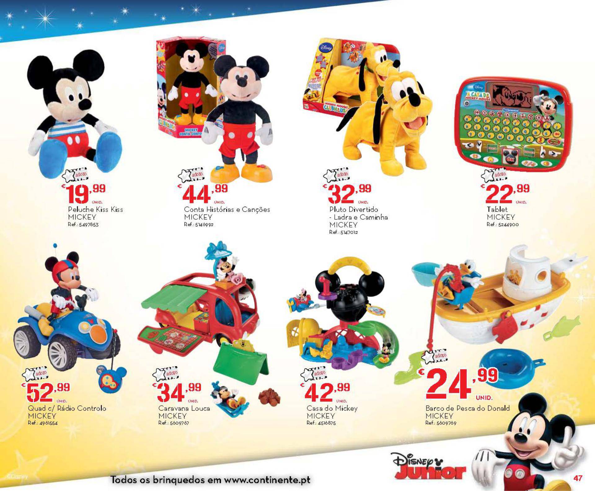 Novo folheto Continente especial brinquedos 