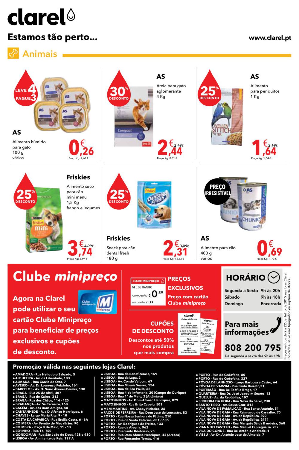 Antevisão folheto Clarel  