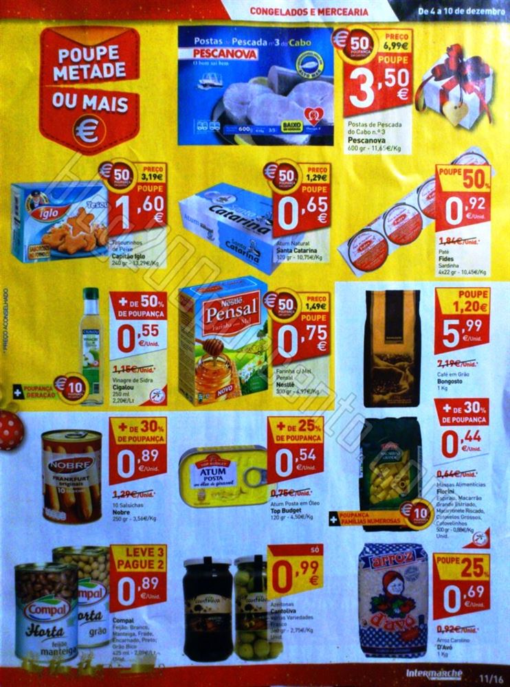 Antevisão folheto promoções Intermarche 4a10dez