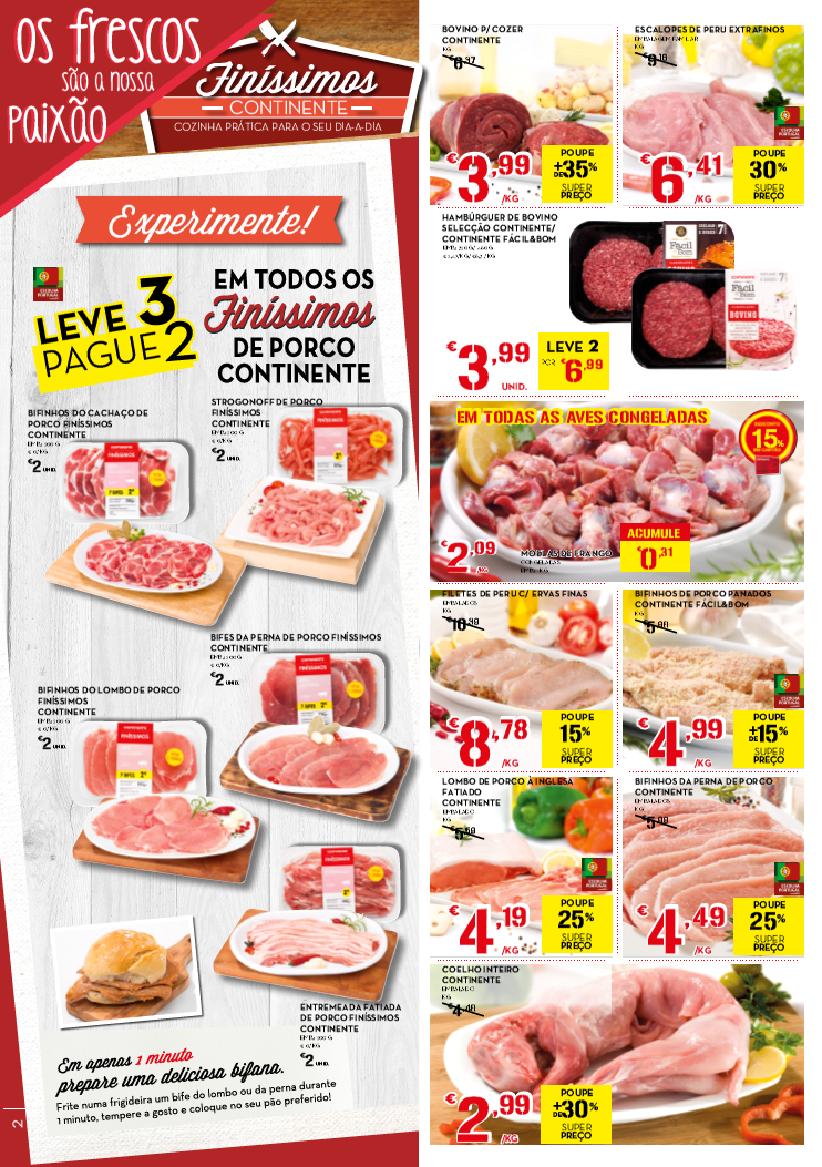 Antevisão folheto Continente  