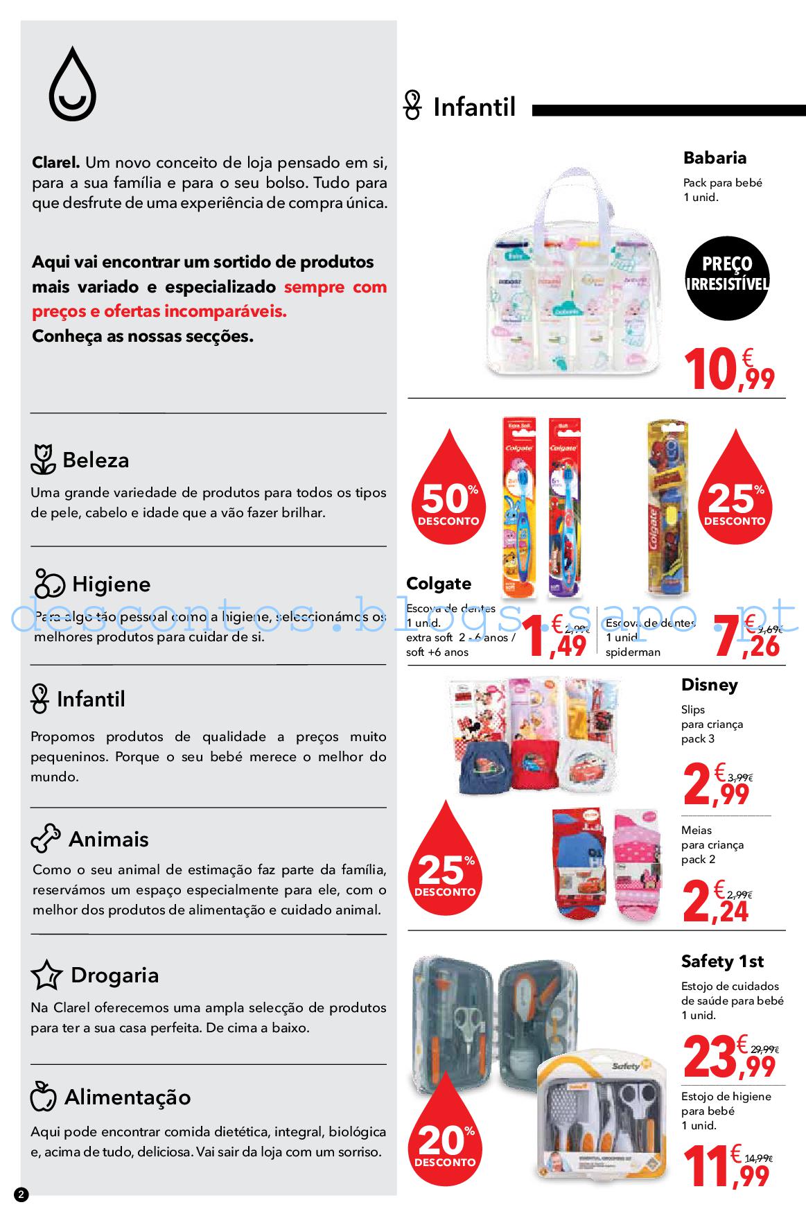 Antevisão folheto Clarel 