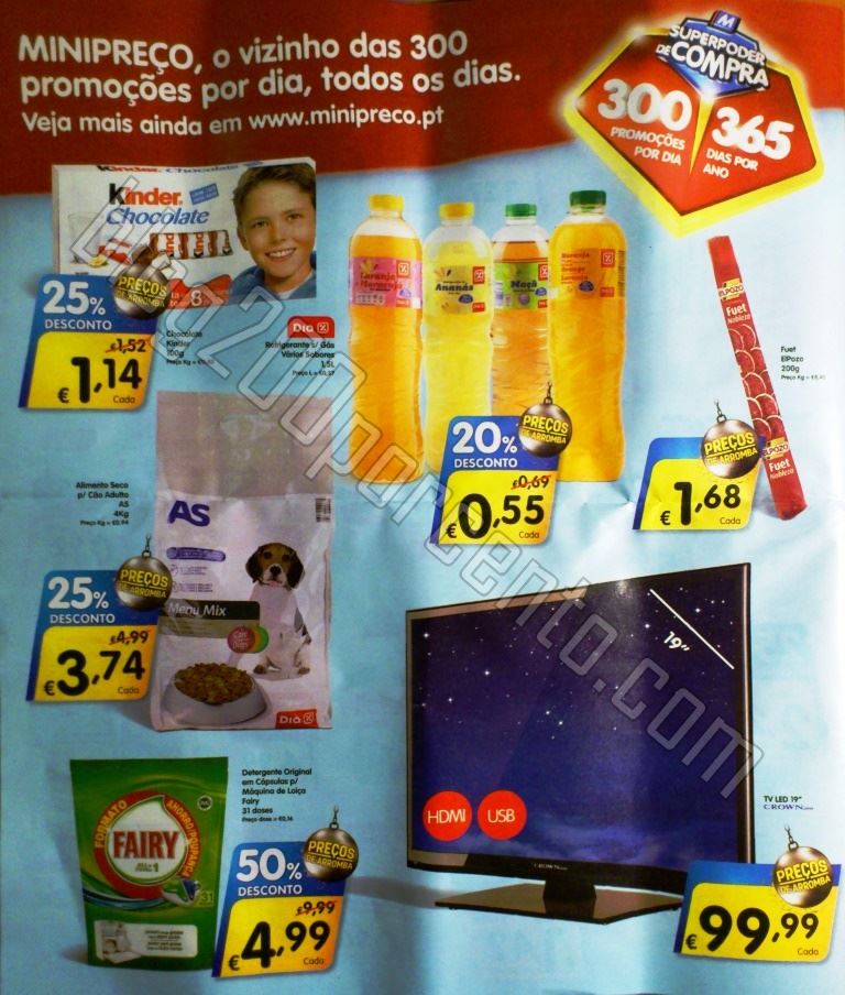 Antevisão Folheto MINIPREÇO Promoções de 8 a 1