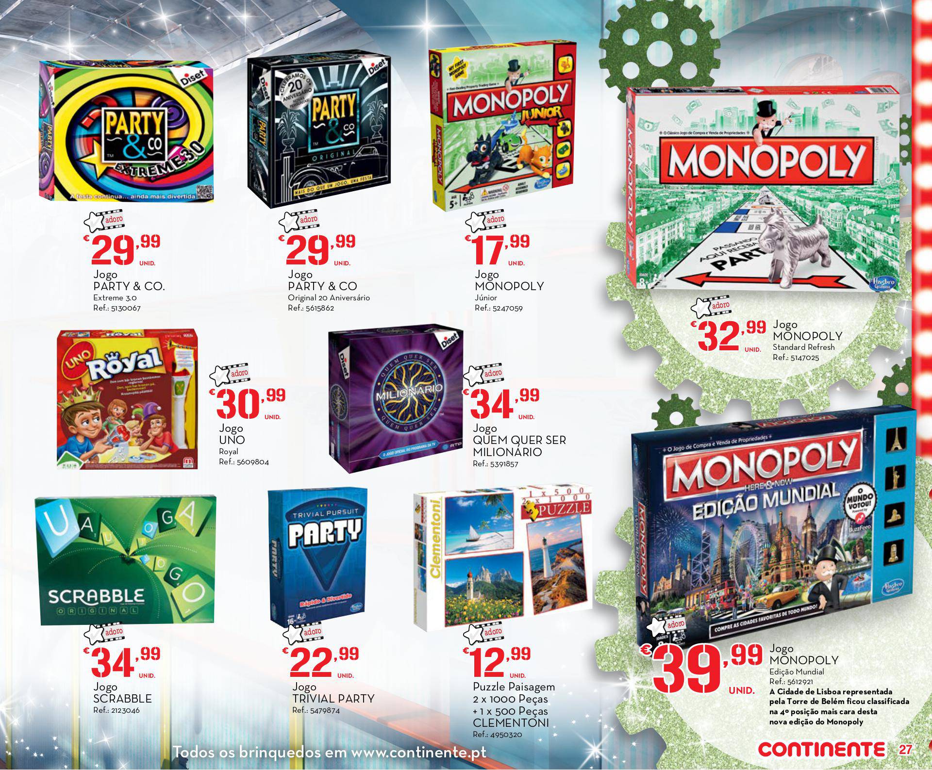 Novo folheto Continente especial brinquedos 
