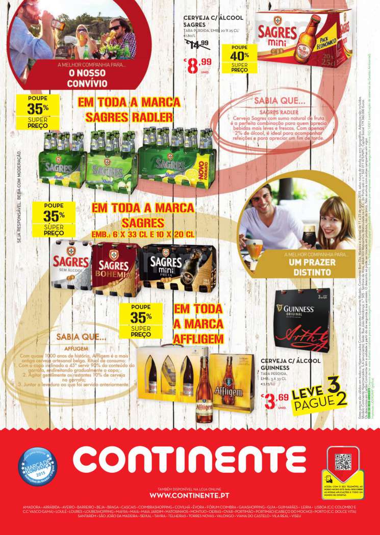Antevisão folheto Continente Extra verão