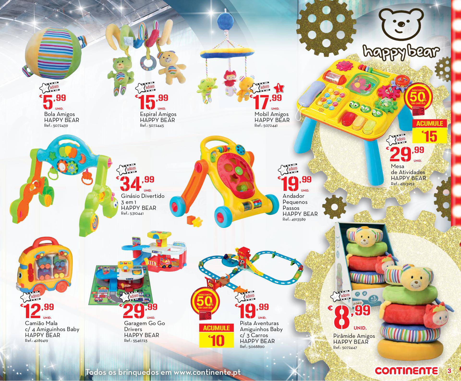 Novo folheto Continente especial brinquedos 
