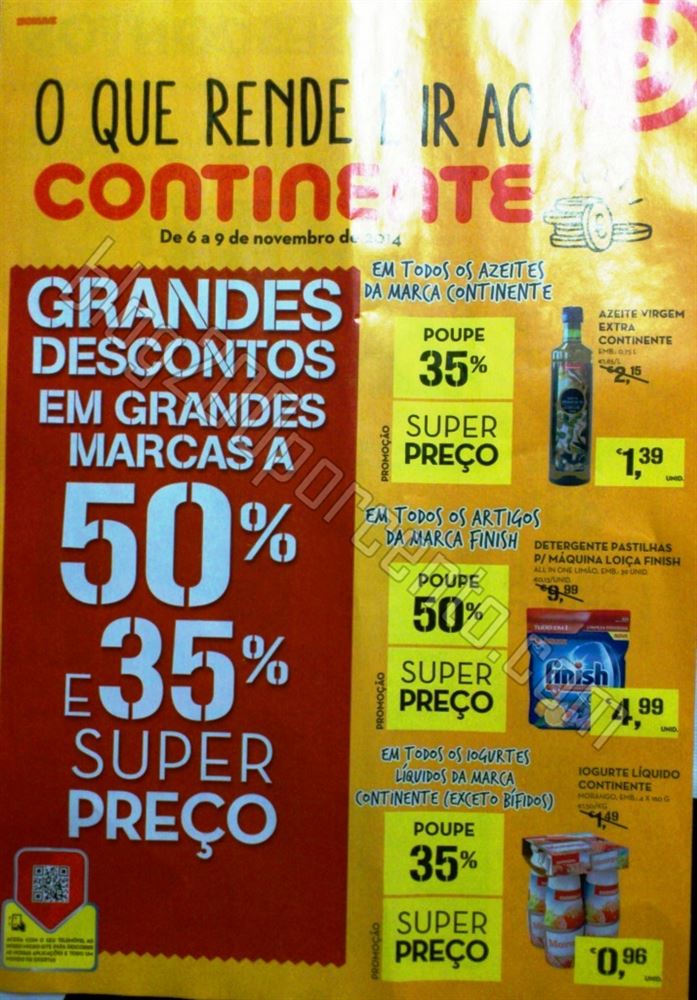 Folheto Grandes Marcas CONTINENTE até 9 novembro 